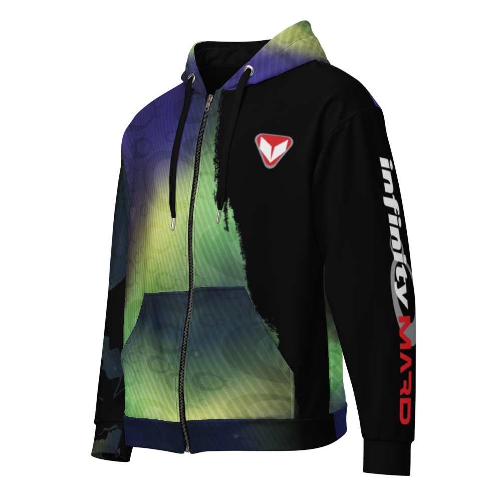 Northern Lights Unisex zip hoodie 3