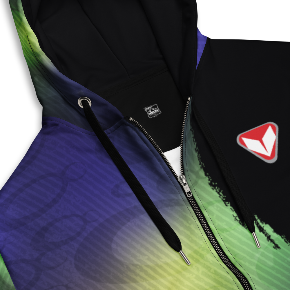 Northern Lights Unisex zip hoodie 5