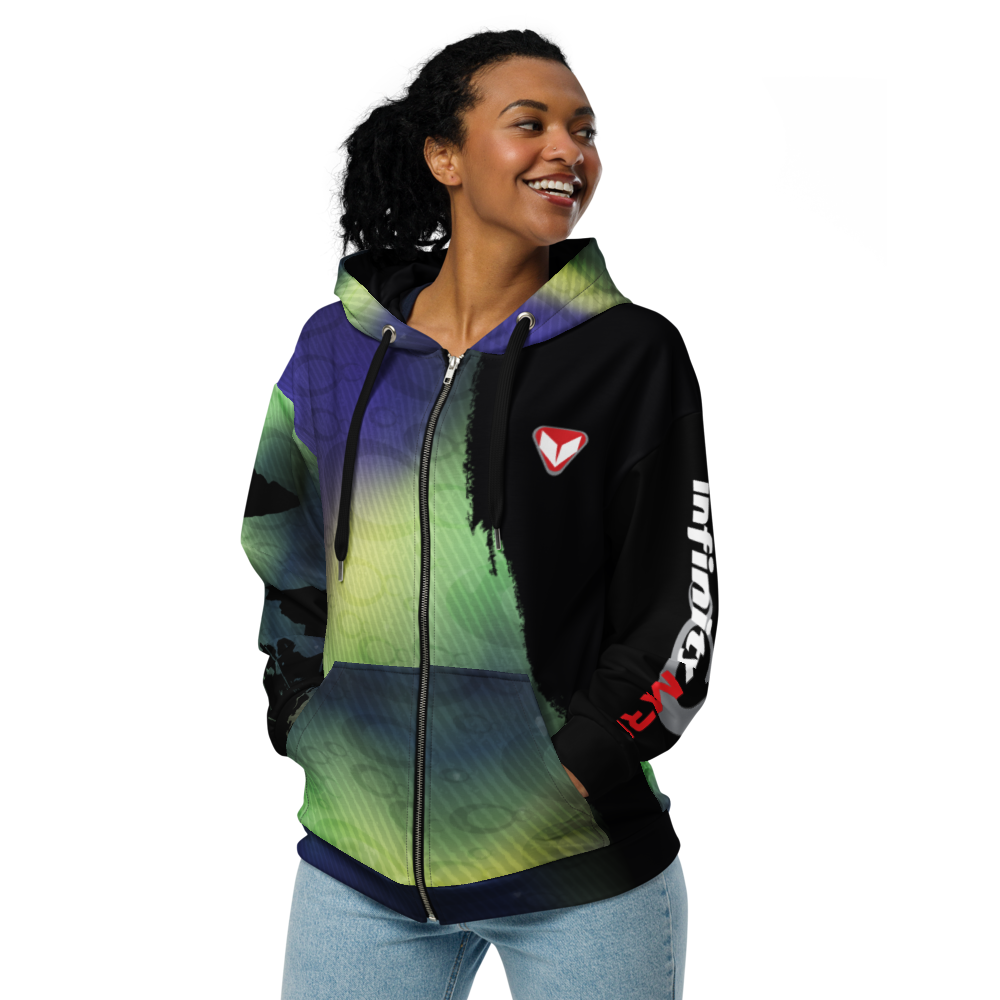 Northern Lights Unisex zip hoodie 7