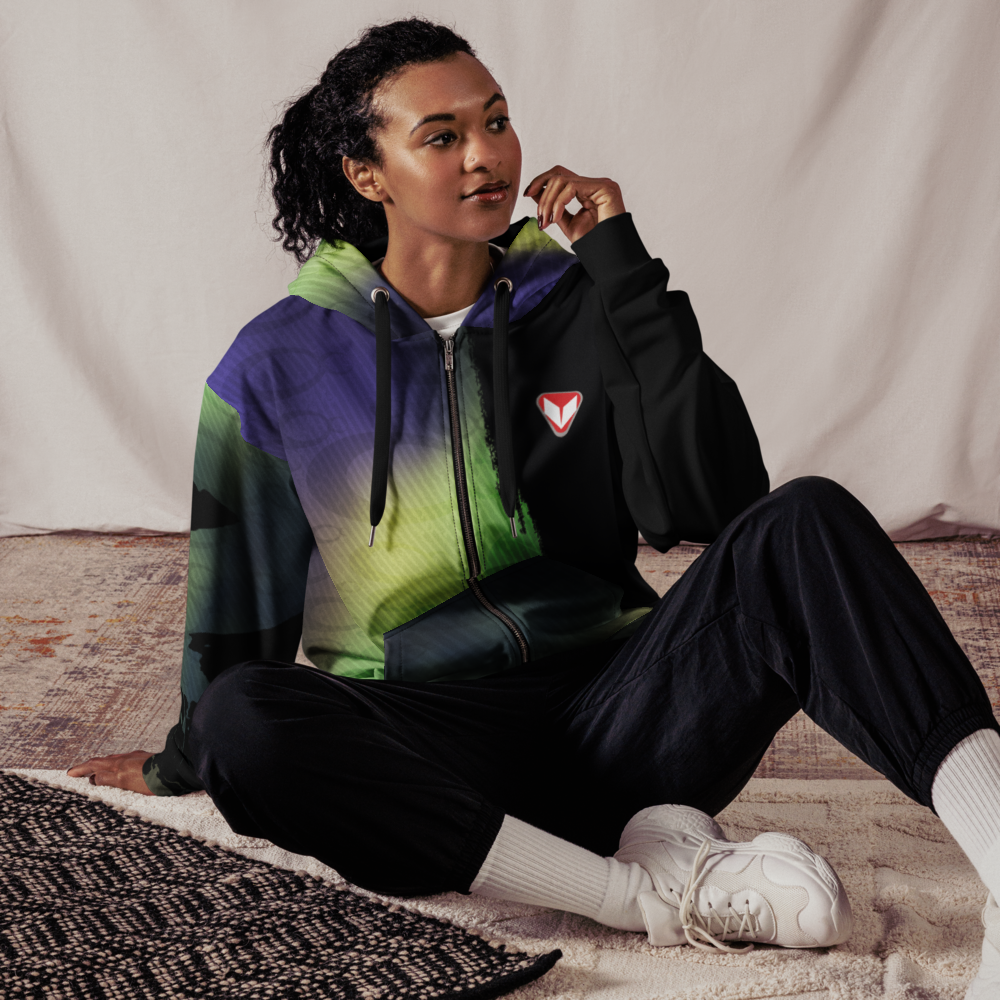 Northern Lights Unisex zip hoodie 8